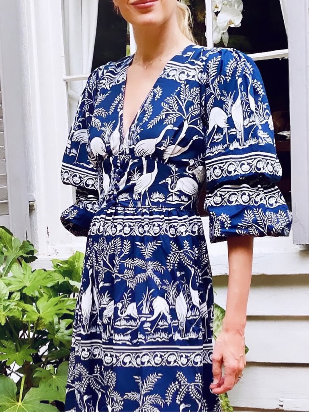 NEW Beyond By Vera Bianca Midi Dress in Harmony Blue coastal luxury.   2 - Picture 2 of 14